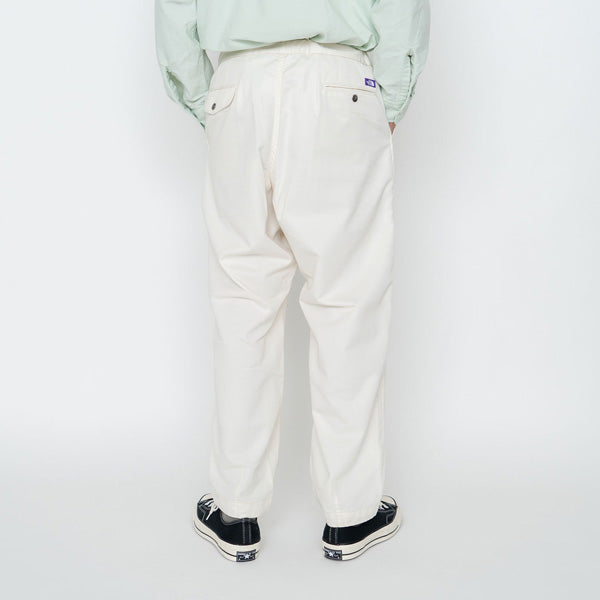 Stretch Twill Wide Tapered Pants