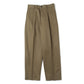 COTTON 1TUCK TROUSERS