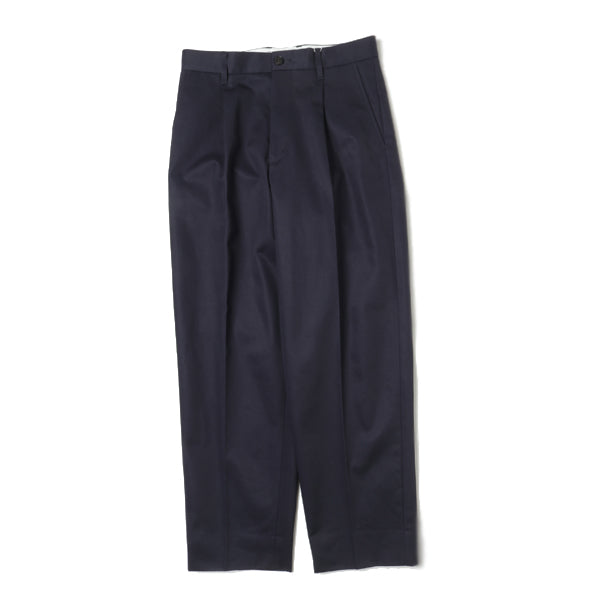 COTTON 1TUCK TROUSERS