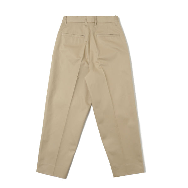 COTTON 1TUCK TROUSERS