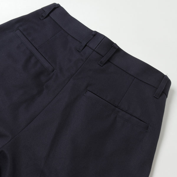 COTTON 1TUCK TROUSERS