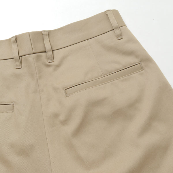 COTTON 1TUCK TROUSERS