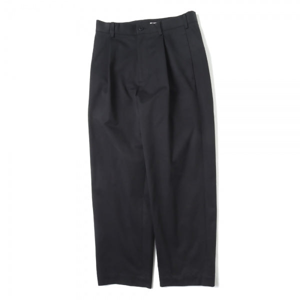 ATON Washed Cashmere Wide Tapered Pants-