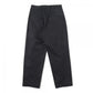 COTTON GABARDINE WIDE TAPERED PANTS