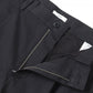 COTTON GABARDINE WIDE TAPERED PANTS