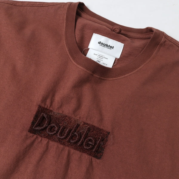 RUST EMBROIDERY T-SHIRT