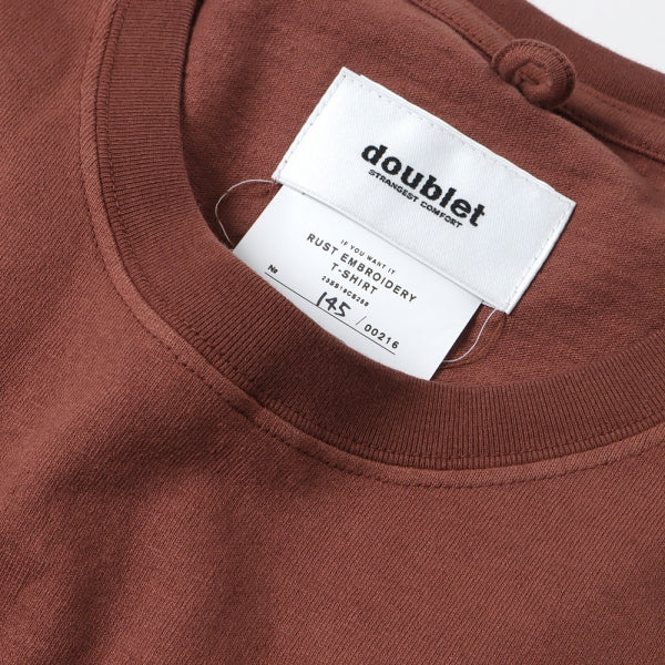 RUST EMBROIDERY T-SHIRT