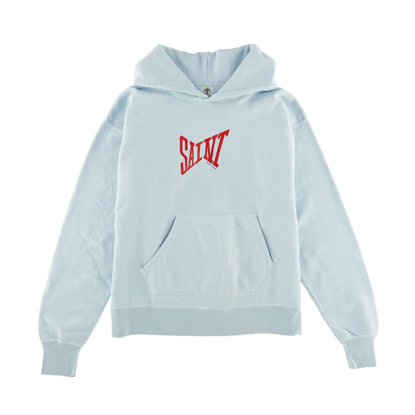 HOODIE / LOGO / SAX BLUE