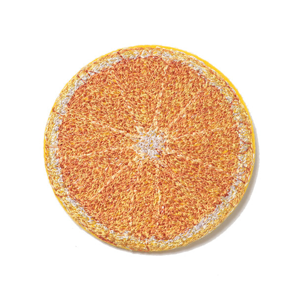 CUT FRUITS EMBROIDERY BADGE