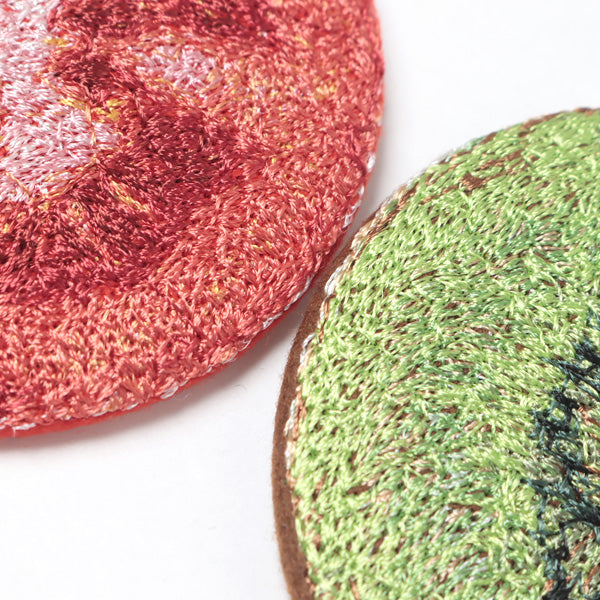 CUT FRUITS EMBROIDERY BADGE