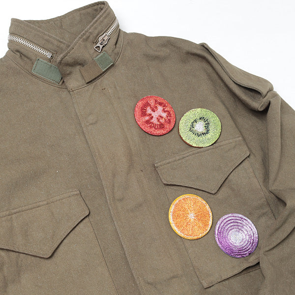 CUT FRUITS EMBROIDERY BADGE