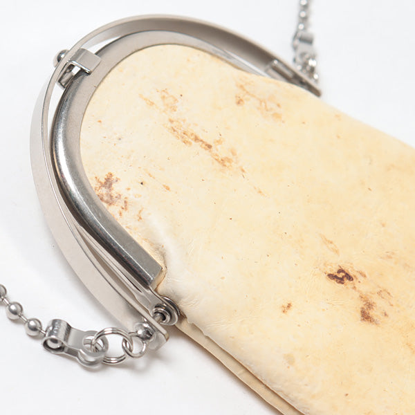MUSHROOM LEATHER MINI WALLET POCHETTE