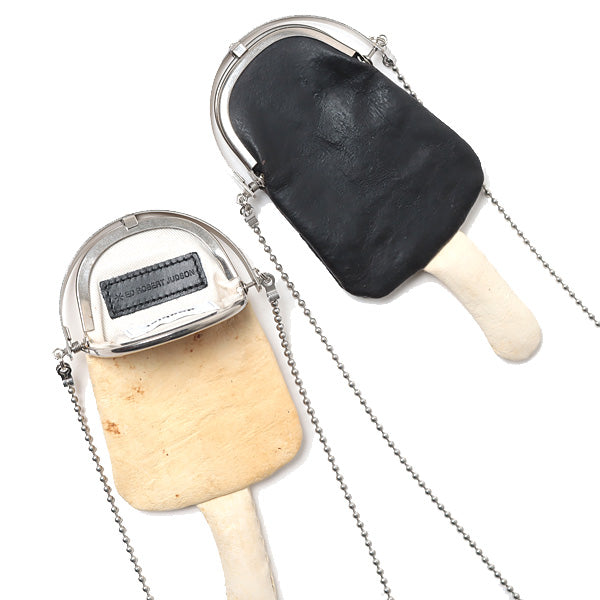 MUSHROOM LEATHER MINI WALLET POCHETTE