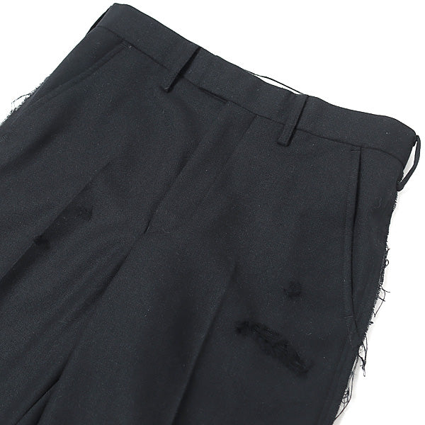 RECYCLE WOOL DAMAGED TROUSERS