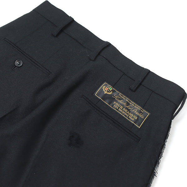 RECYCLE WOOL DAMAGED TROUSERS