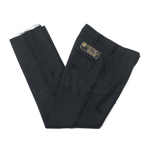 RECYCLE WOOL DAMAGED TROUSERS