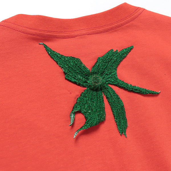 VEGETABLE STEM EMBROIDERY T-SHIRT