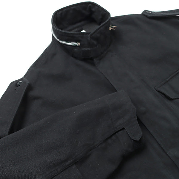 SILK TWILL MILITARY BLOUSON