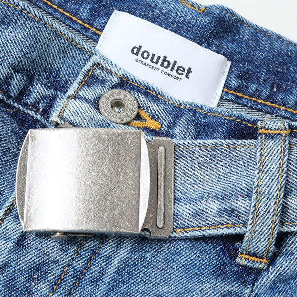 SILK DENIM WIDE TAPERED TROUSER (19SS06PT91) | doublet / パンツ 