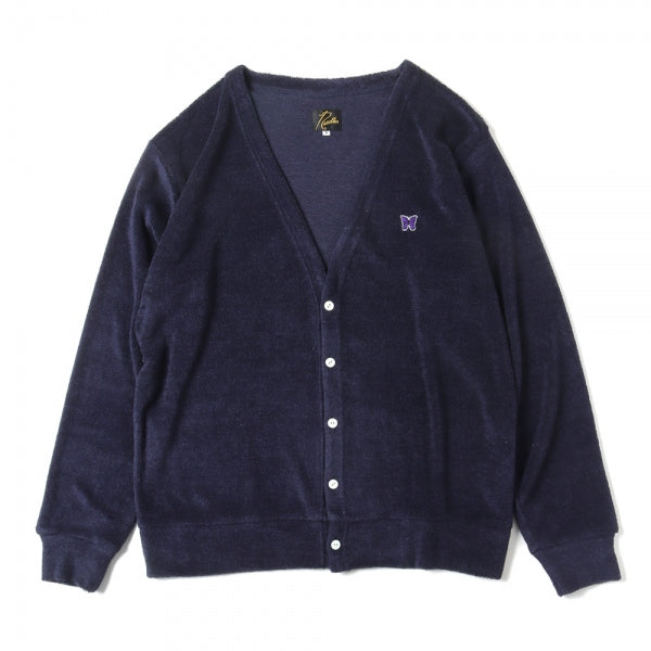V Neck Cardigan - LI/PE Pile Jersey