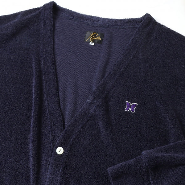 V Neck Cardigan - LI/PE Pile Jersey