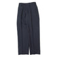 FLAT FRONT TROUSERS ORGANIC WOOL HEAVY TROPICAL