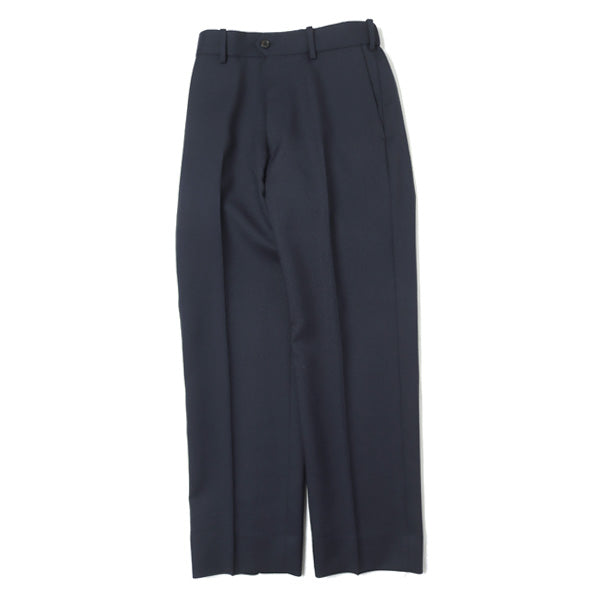 FLAT FRONT TROUSERS ORGANIC WOOL HEAVY TROPICAL