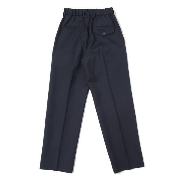 FLAT FRONT TROUSERS ORGANIC WOOL HEAVY TROPICAL