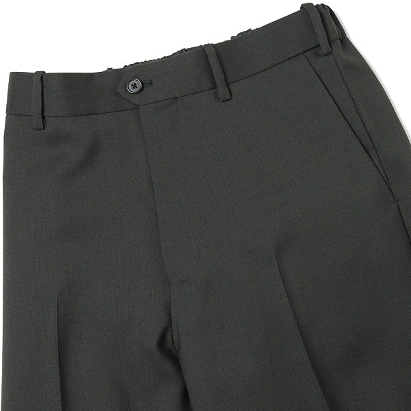 FLAT FRONT TROUSERS ORGANIC WOOL HEAVY TROPICAL