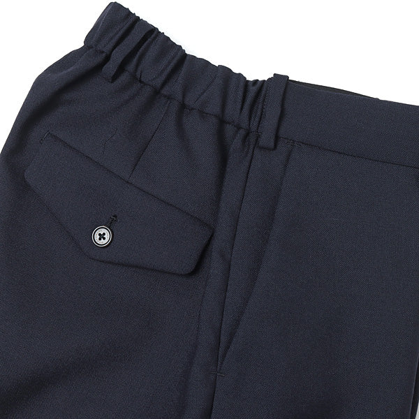 FLAT FRONT TROUSERS ORGANIC WOOL HEAVY TROPICAL