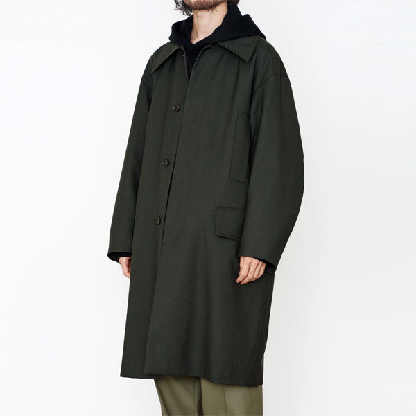 MAC COAT ORGANIC WOOL HEAVY TROPICAL