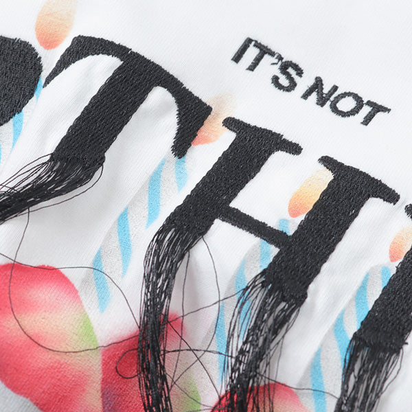 NOT ANNIVERSARY EMBROIDERY T-SHIRT