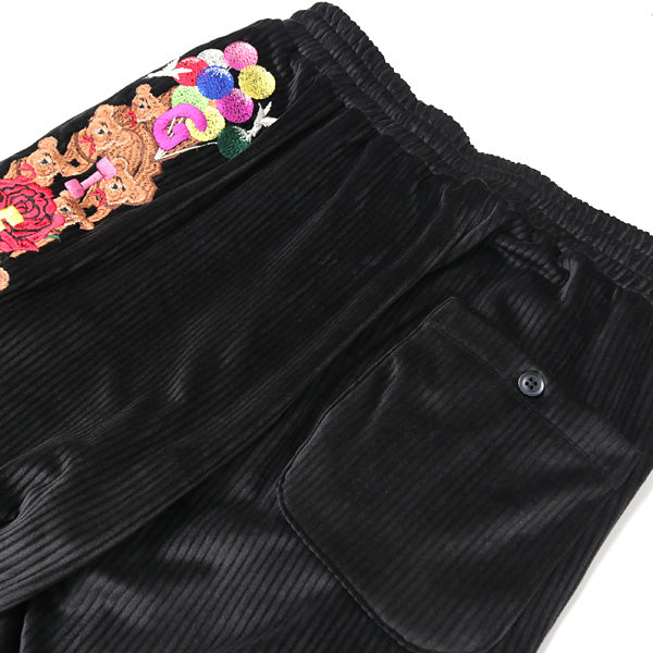 CHAOS EMBROIDERY COMFY PANTS
