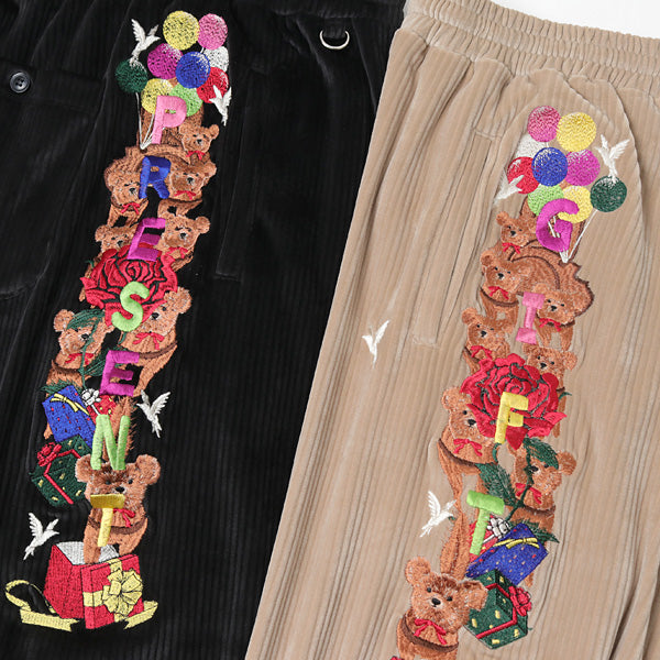 CHAOS EMBROIDERY COMFY PANTS