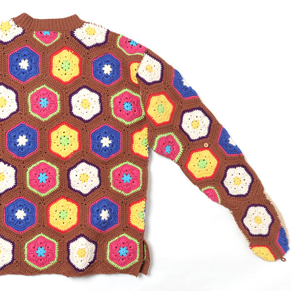 HAND-CROCHET BEAR PULLOVER
