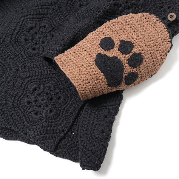 HAND-CROCHET BEAR PULLOVER
