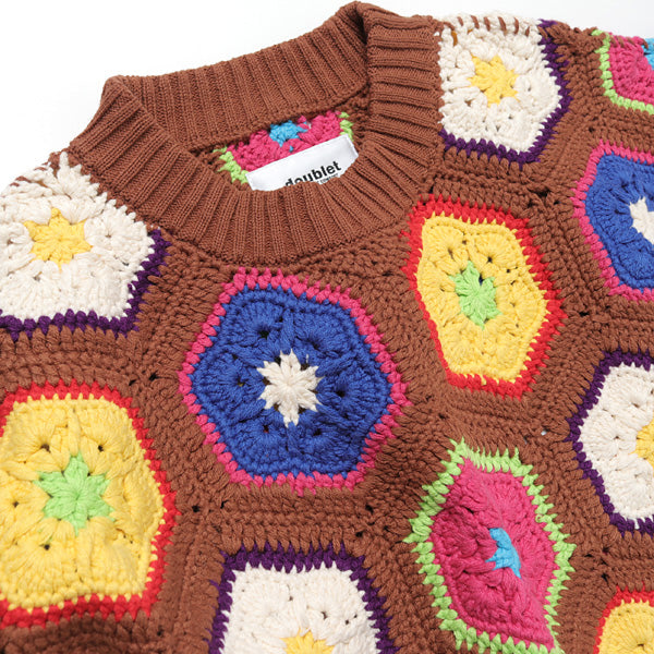 HAND-CROCHET BEAR PULLOVER