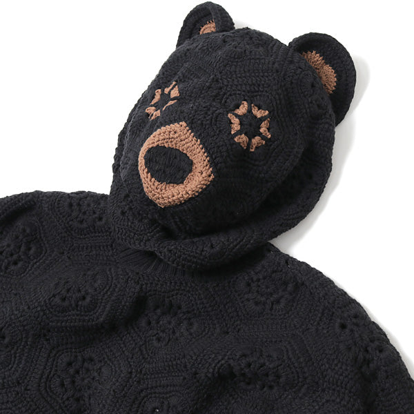 HAND-CROCHET BEAR PULLOVER