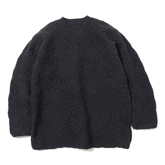 HAND-CROCHET BEAR PULLOVER