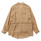 LINEN WA-NECK BIG SHIRT
