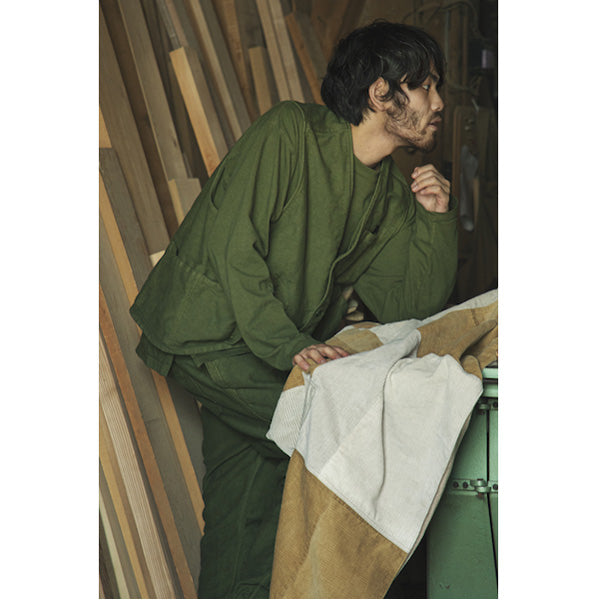 ARTISAN EASY PT COTTON MOLESKIN MULBERRY LEAF DYED