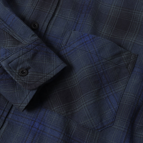 DWELLER B.D. SHIRT C/W TWILL OMBRE PLAID