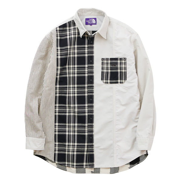 Plaid Patchwork Shirt