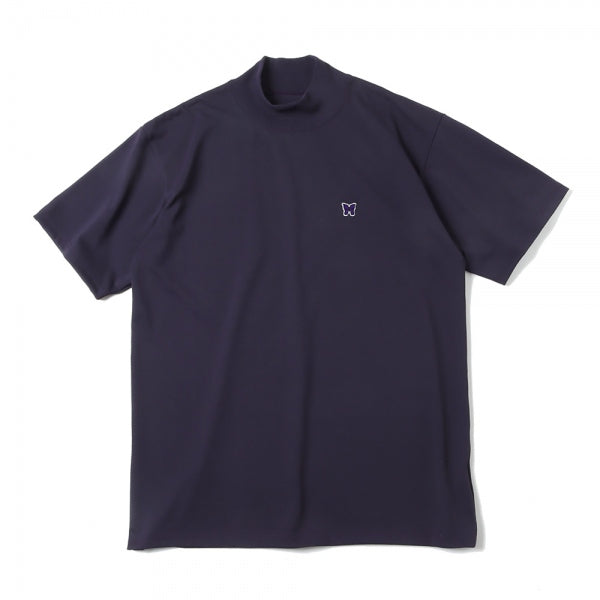 S/S Mock Neck Tee - Poly Jersey