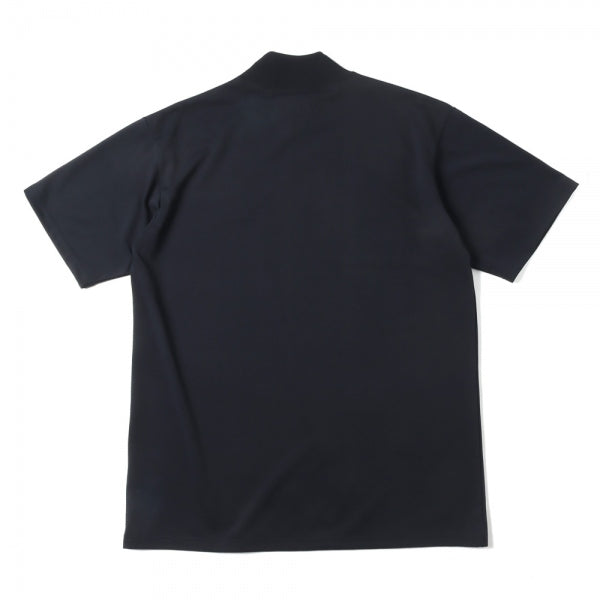 S/S Mock Neck Tee - Poly Jersey