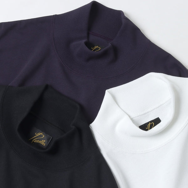S/S Mock Neck Tee - Poly Jersey