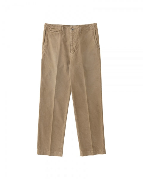 CHINO PANTS HW TAPER DMGD