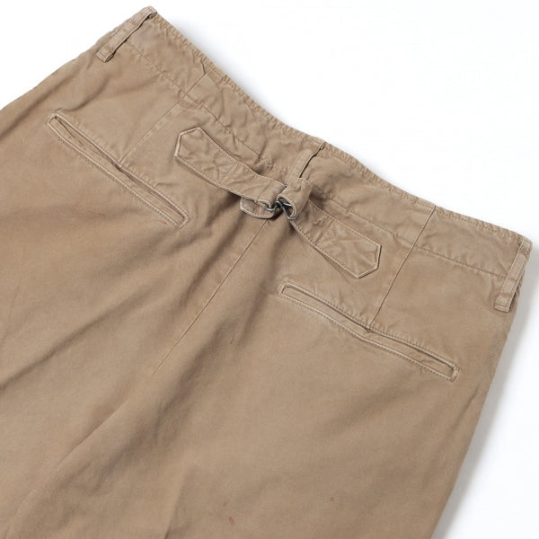 CHINO PANTS HW TAPER DMGD