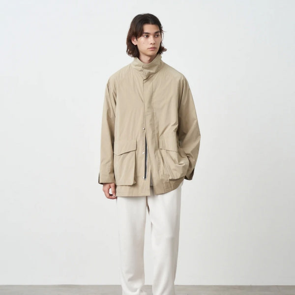 VENTILE SUEDE | STAND FIELD COAT