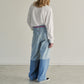 PATCHWORK BIG DENIM PANTS